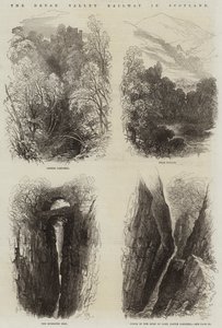 De Devon Valley Railway in Schotland door Samuel Read